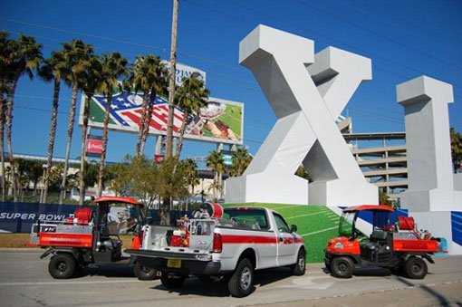 Tampa Fire Rescue Trucks at the Superbowl