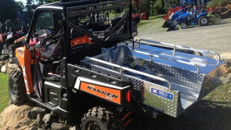EMS ATV on uneven terrain