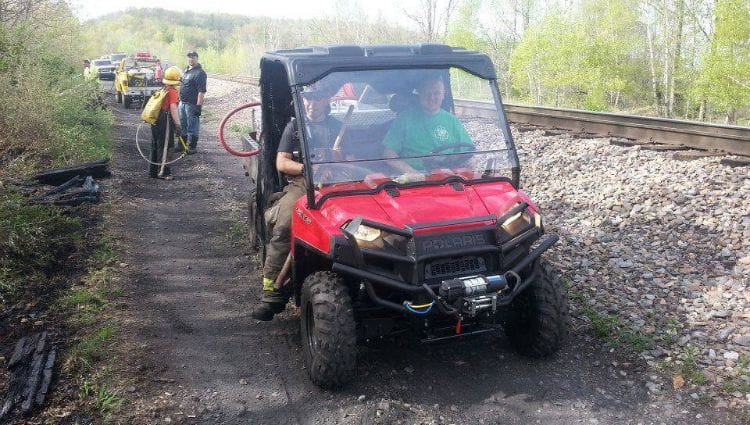 Environmental Cleanup With UTV Skids