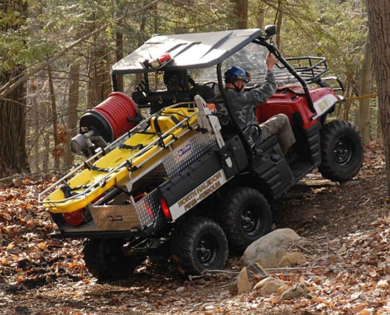 Fire and Rescue UTV with KIMTEK Firelite skid unit.