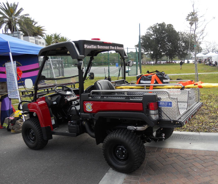 Medlite Skid Unit On A Fire And Rescue Utv.