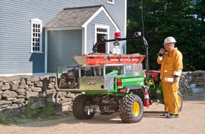 Utv With Kimtek Skid Unit In Massachusetts.